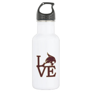 Texas State University Love Stainless Steel Water Bottle