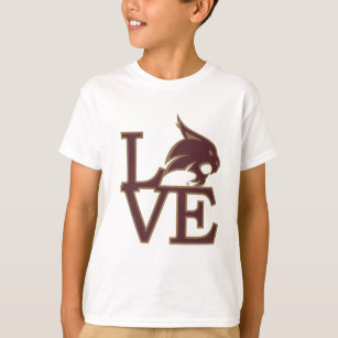 Texas State University Love T-Shirt