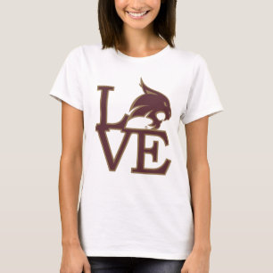 Texas State University Love T-Shirt
