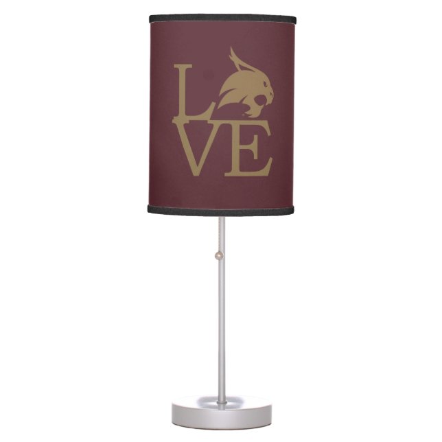 Texas State University Love Table Lamp (Front)