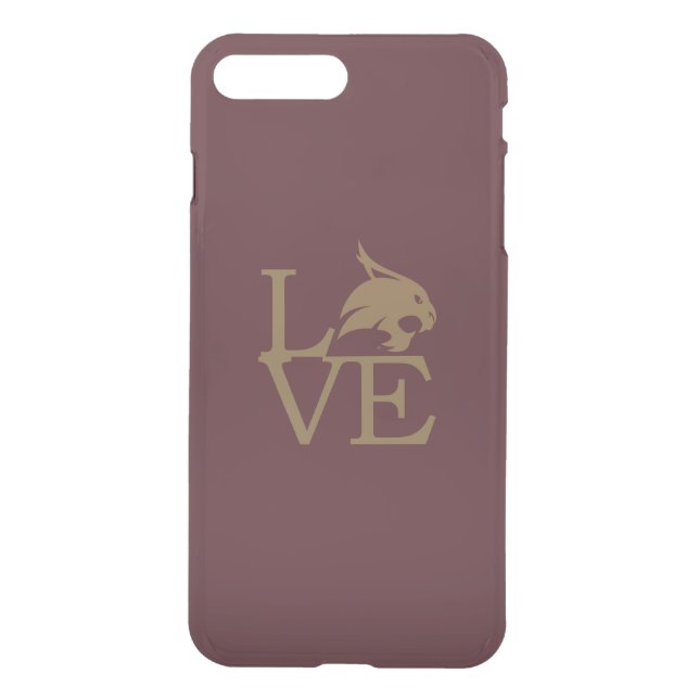 Texas State University Love Uncommon iPhone Case (Back)