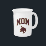 Texas State University Mom Beverage Pitcher<br><div class="desc">Check out these new Texas State University designs! Show off your TSU Bobcats pride with these new Texas State products. These make perfect gifts for the Bobcats student, alumni, family, friend or fan in your life. All of these Zazzle products are customizable with your name, class year, or club. Go...</div>