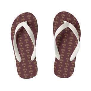 Texas State University Mom Kid's Flip Flops