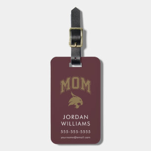 Texas State University Mom Luggage Tag