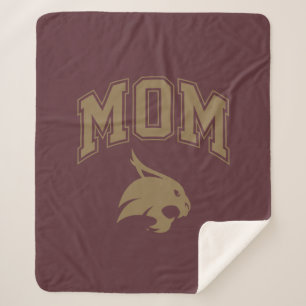 Texas State University Mom Sherpa Blanket
