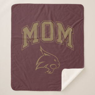 Texas State University Mom Sherpa Blanket