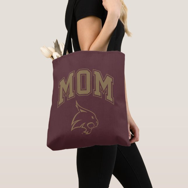 Texas State University Mom Tote Bag (Close Up)