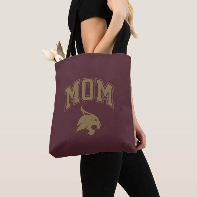Texas State University Mom Tote Bag (Close Up)
