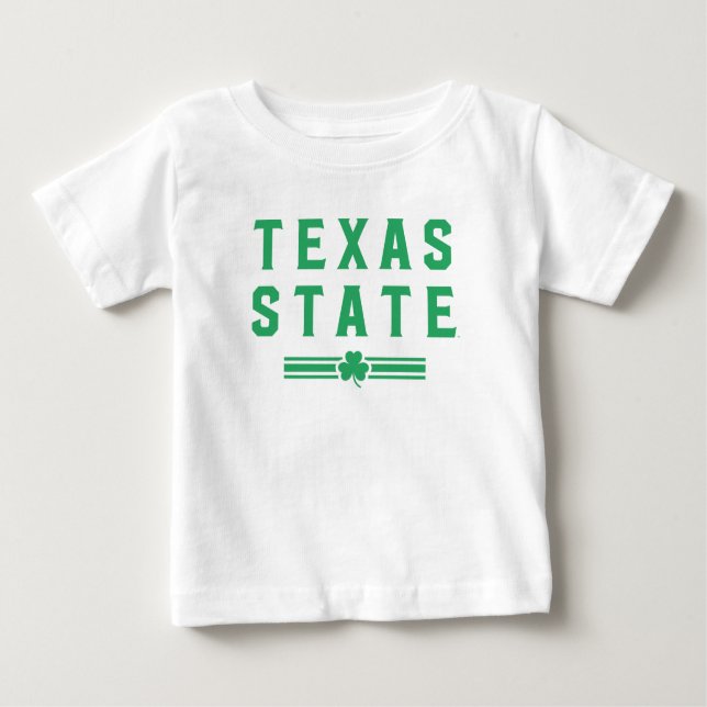 Texas State University | St. Patrick's Day Baby T-Shirt (Front)