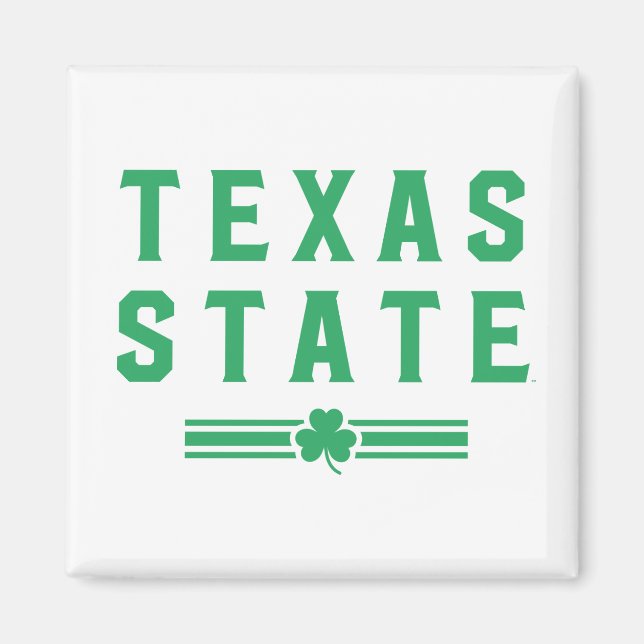 Texas State University | St. Patrick's Day Magnet (Front)