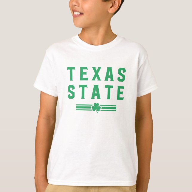 Texas State University | St. Patrick's Day T-Shirt (Front)