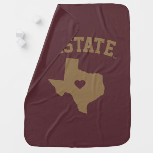 Texas State University State Love Baby Blanket