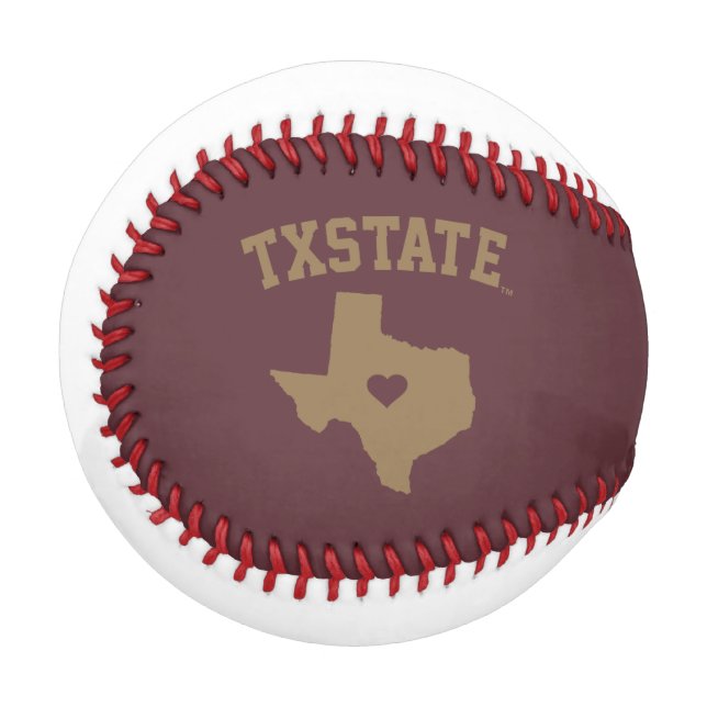 Texas State University State Love Baseball (Front Left)
