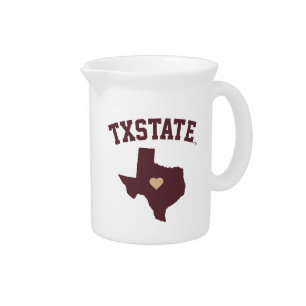 Texas State University State Love Beverage Pitcher