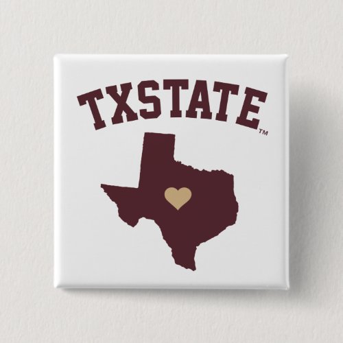 Texas State University State Love Button