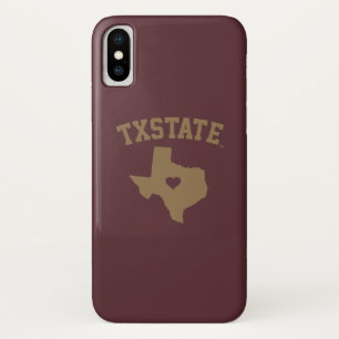 Texas State University State Love iPhone X Case