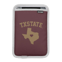 Texas State University State Love iPad Mini Sleeve