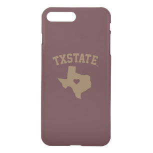 Texas State University State Love iPhone 8 Plus/7 Plus Case