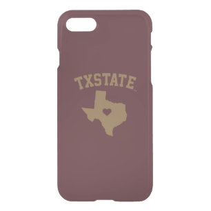 Texas State University State Love iPhone SE/8/7 Case