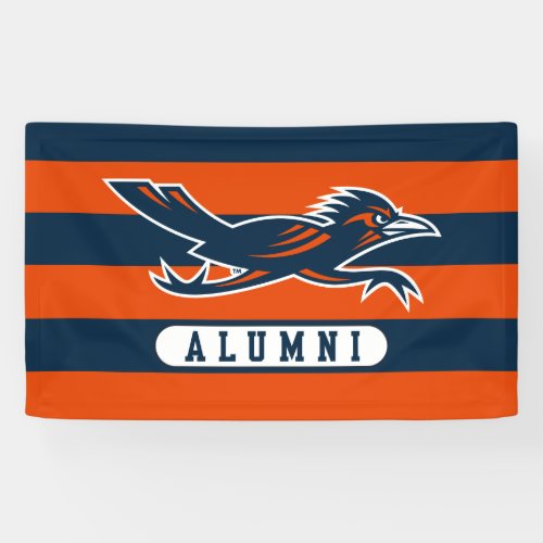 Texas State University Supercat Alumni Stripes Banner