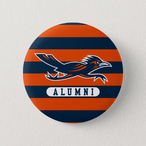 Texas State University Supercat Alumni Stripes Button