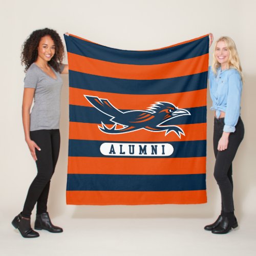 Texas State University Supercat Alumni Stripes Fleece Blanket
