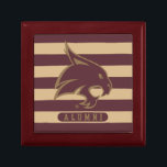 Texas State University Supercat Alumni Stripes Gift Box<br><div class="desc">Check out these new Texas State University designs! Show off your TSU Bobcats pride with these new Texas State products. These make perfect gifts for the Bobcats student, alumni, family, friend or fan in your life. All of these Zazzle products are customizable with your name, class year, or club. Go...</div>