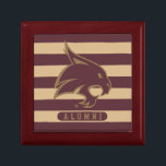 Texas State University Supercat Alumni Stripes Gift Box<br><div class="desc">Check out these new Texas State University designs! Show off your TSU Bobcats pride with these new Texas State products. These make perfect gifts for the Bobcats student, alumni, family, friend or fan in your life. All of these Zazzle products are customizable with your name, class year, or club. Go...</div>