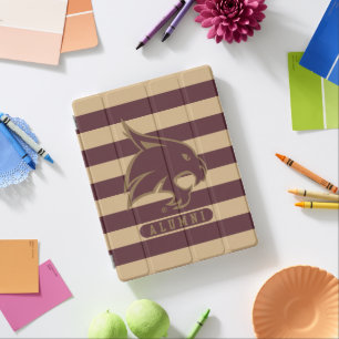 Texas State University Supercat Alumni Stripes iPad Smart Cover