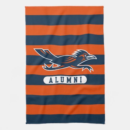 Texas State University Supercat Alumni Stripes Kitchen Towel