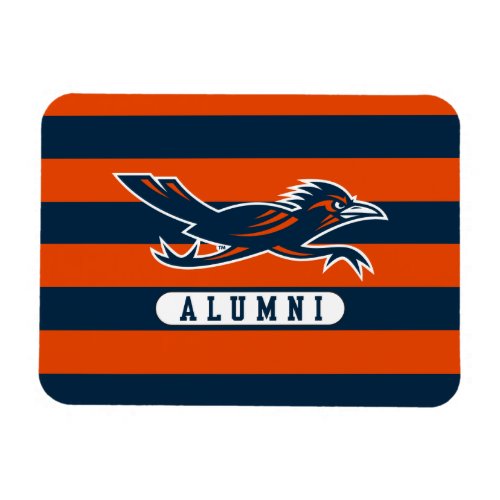 Texas State University Supercat Alumni Stripes Magnet