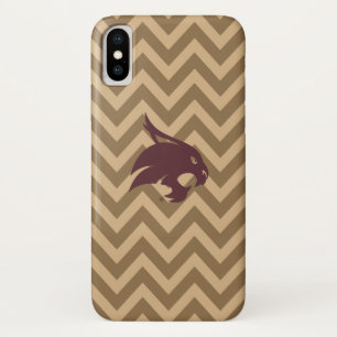 Texas State University Supercat Chevron Pattern iPhone X Case