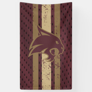Texas State University Supercat Football Jersey Banner