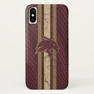 Texas State University Supercat Football Jersey iPhone X Case