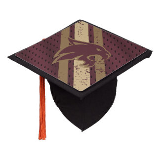 Texas State University Supercat Football Jersey Graduation Cap Topper