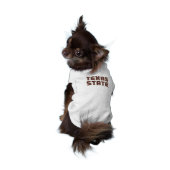 Texas State University Word Mark Distressed Shirt (Back)