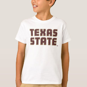 Texas State University Word Mark Distressed T-Shirt