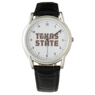 Texas State University Word Mark Distressed Watch