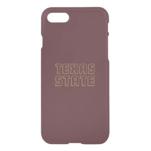 Texas State Word Mark iPhone SE/8/7 Case