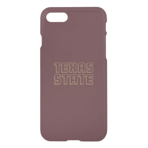 Texas State Word Mark iPhone SE87 Case