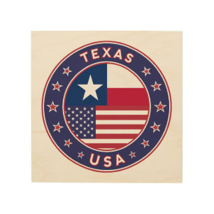 Texas sticker, phone case, tote bag wood wall art