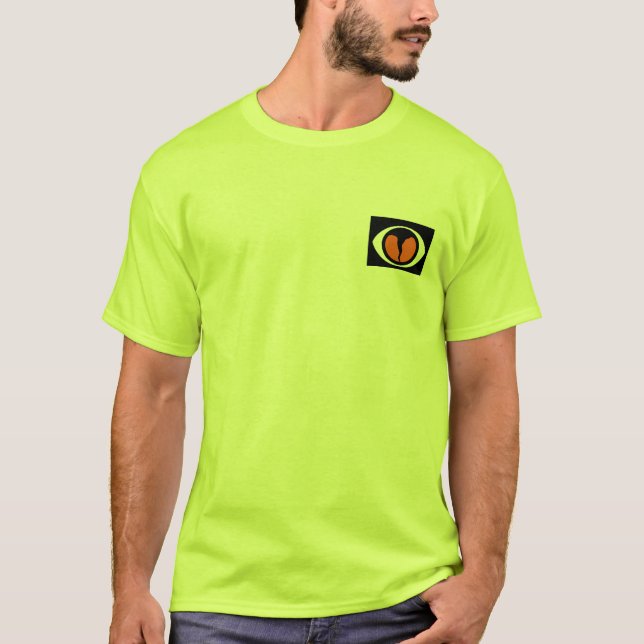 Texas Storm Chasers Tshirt in Safety Green (Front)