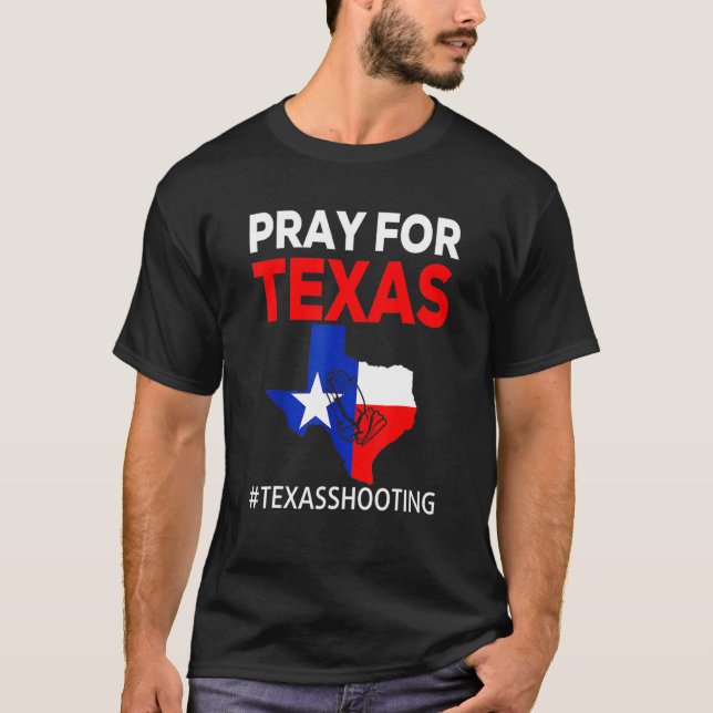 Texas Strong Pray For Texas Students Kids T-Shirt (Front)