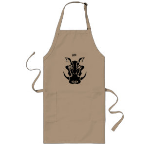 Texas Style BBQ Pit Master Boar Head Long Apron