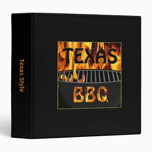 Texas Style BBQ Recipe Binder