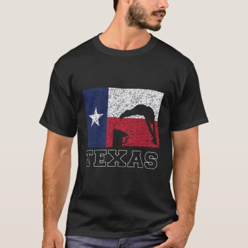 Texas Swimming Team Gift Tx Home Lone Star State F T_Shirt