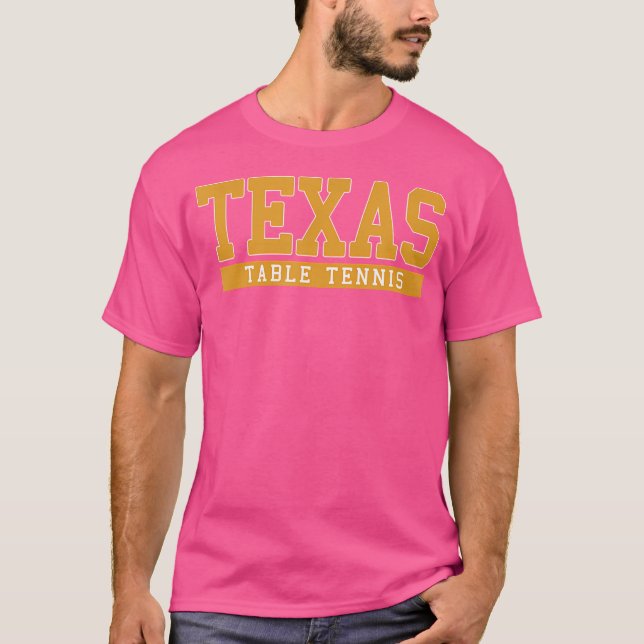 Texas Table Tennis T-Shirt (Front)