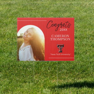 Texas Tech Graduate | Arch Photo Sign