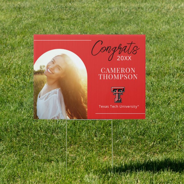 Texas Tech Graduate | Arch Photo Sign (Insitu)