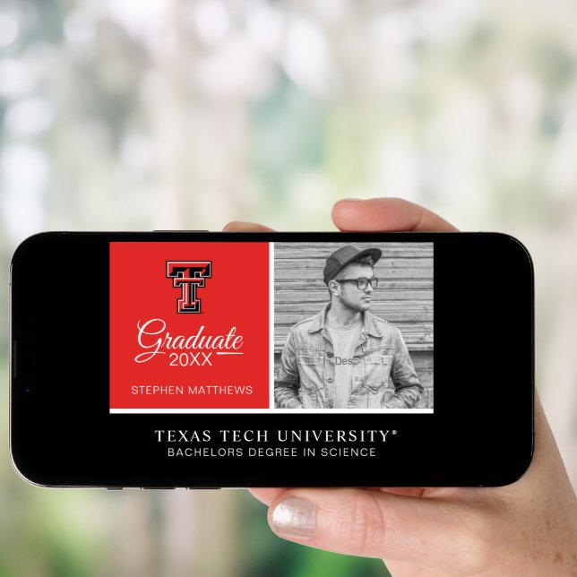 Texas Tech Graduate Invitation (Front Digital)
